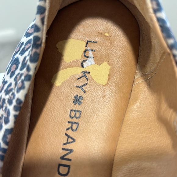 Lucky Brand Animal Print Flats - Picture 6 of 7